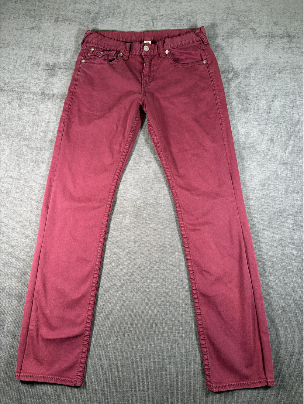 True Religion Burgundy Jeans Size 32